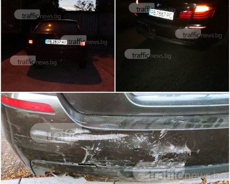 Екшън в Тракия! Шофьор на опел блъсна БМВ и избяга, очевидци го подгониха СНИМКИ и ВИДЕО