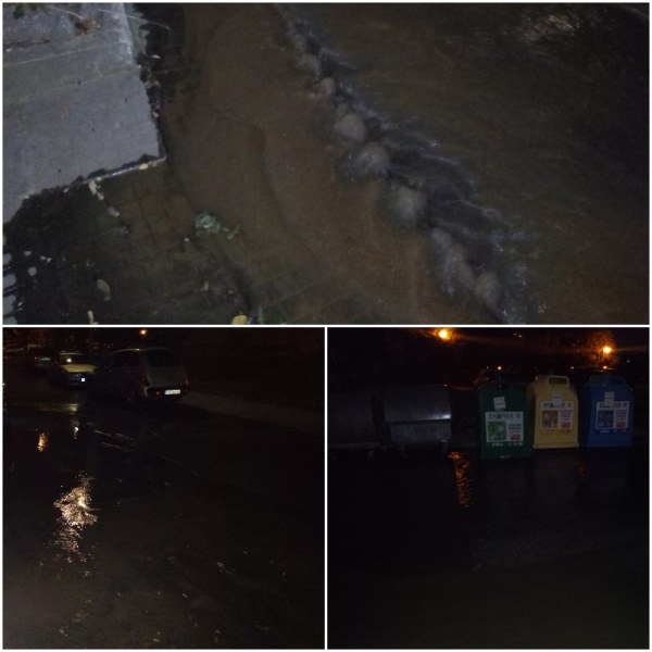 Потоп заля улици в “Тракия