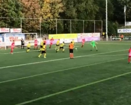 Вратар заби невероятен гол и спаси отбора си от загуба ВИДЕО