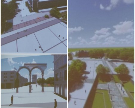 Вдигат античните пропилеи на площад 