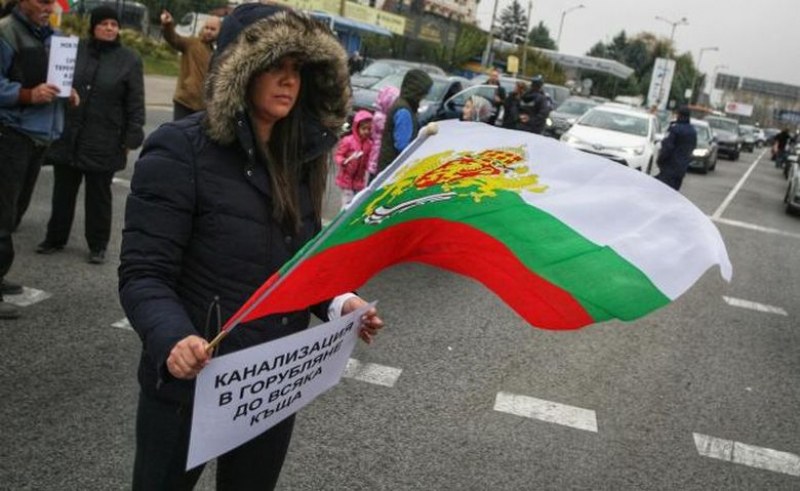 Блокада на Цариградско шосе в София