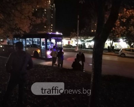 Пак! Автобус блъсна жена в ЖР Тракия в Пловдив! СНИМКИ