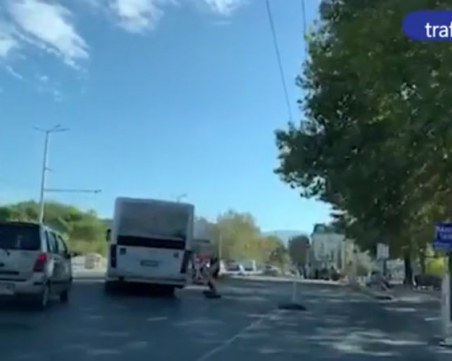 Катастрофа преди Тунела затрудни сутрешния трафик в Пловдив