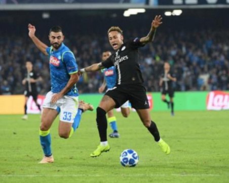 Наполи и ПСЖ поделиха точките в истинско зрелище ВИДЕО