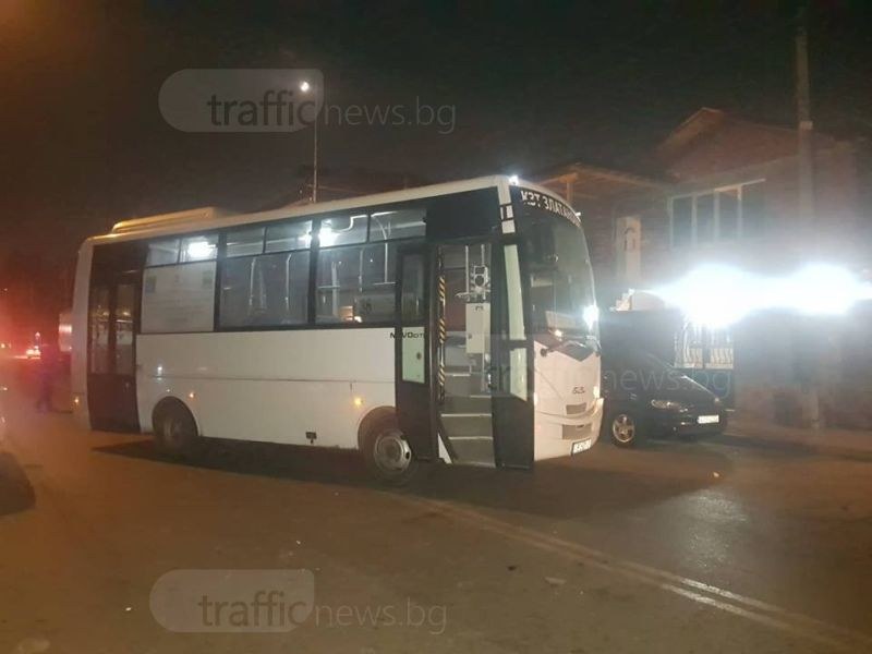 Отново! Автобус блъсна жена в Пловдив, откараха я в болница СНИМКИ