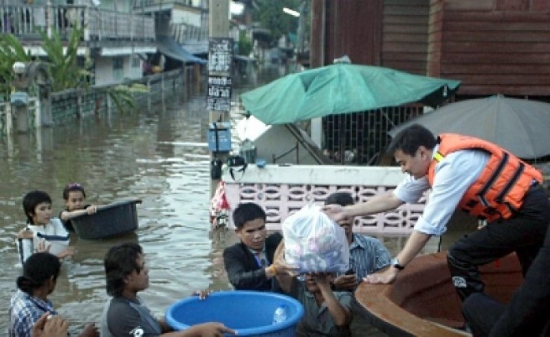 32 545 семейства са засегнати от наводненията в Тайланд