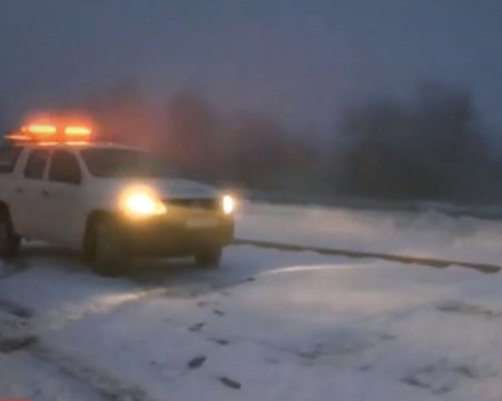 10 сантиметра сняг натрупа на прохода “Шипка“