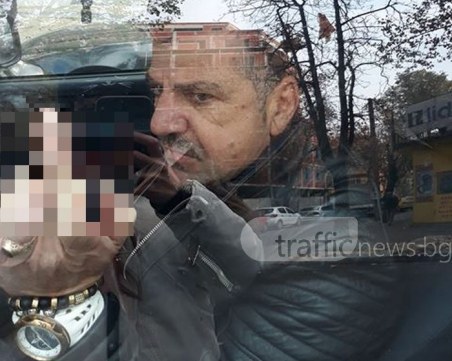 Шофьор забърса кола в Пловдив, после 