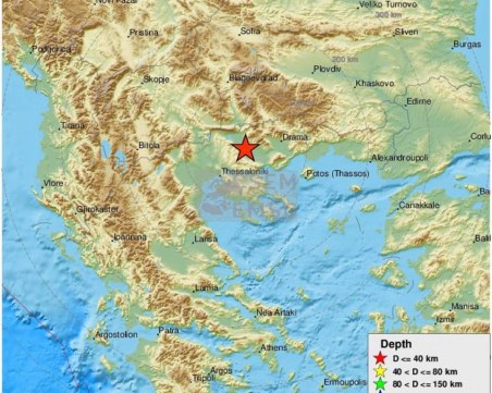 Земетресение 3,7 тресна Гърция! Усетиха го и в Югозападна България