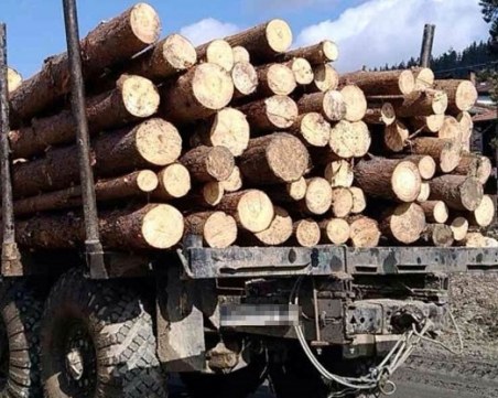 30-годишен мъж е с фрактура на гръбначен прешлен след инцидент с камион, натоварен с дърва