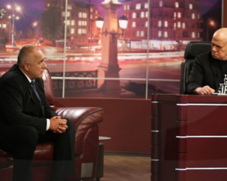 Борисов показа листа, който даде на Слави, и отсече: Средната заплата у нас е 1106 лева