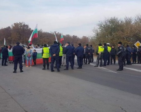 Протест блокира АМ Тракия край Стара Загора