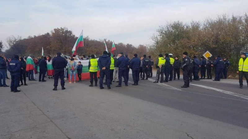 Протест блокира АМ Тракия край Стара Загора