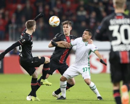 Лудогорец изпусна Леверкузен в мач за честта си