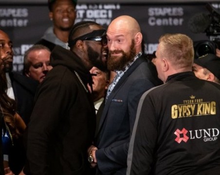 Уайлдър и Фюри си устроиха меле преди мача ВИДЕО