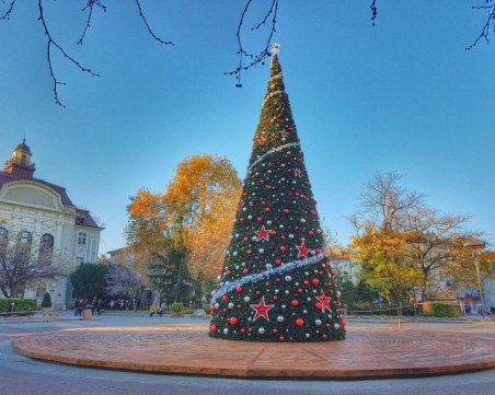 Коледен дух завладява Пловдив! Палят светлините на елхата тази вечер