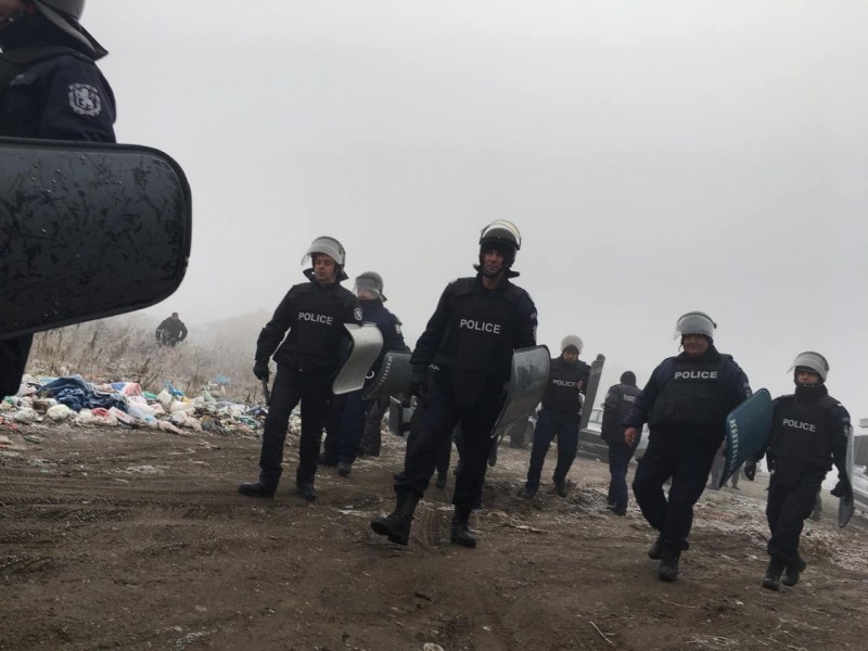 Жандармерия и полиция блокираха старозагорско село