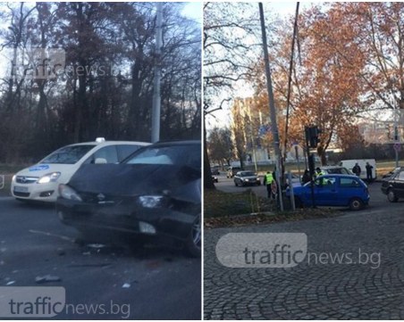 Двете катастрофи в Пловдив тази сутрин са станали заради отнето предимство
