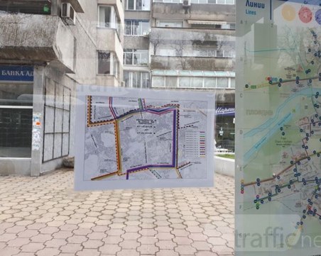 Разлепиха схеми на блокадата в центъра на Пловдив, разбирате ли автобусните рокади? СНИМКИ