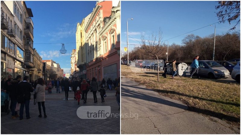 Трескаво пазаруване: Полиция регулира движението пред Метро, Главната се пръска по шевовете СНИМКИ