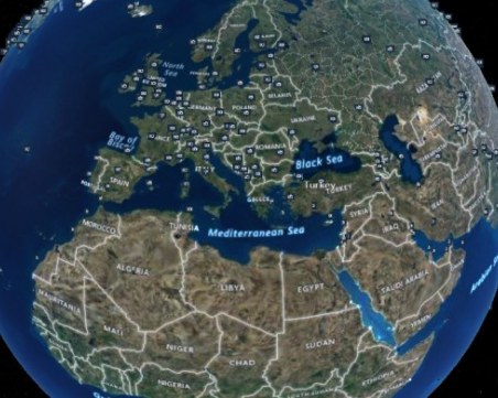 Американските военни проследиха шейната на Дядо Коледа