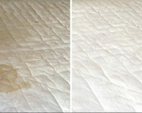 Само 2 съставки и петната от матрака падат за минутка! Вижте кои