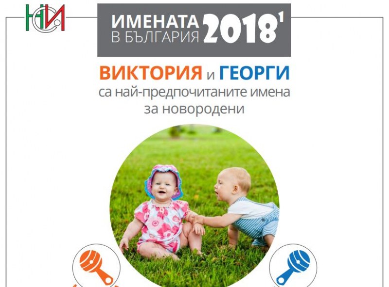 Знаете ли кои са най-често срещаните имена в България през 2018-а?