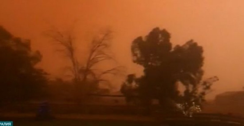5000 души са без ток заради пясъчна буря в Австралия ВИДЕО