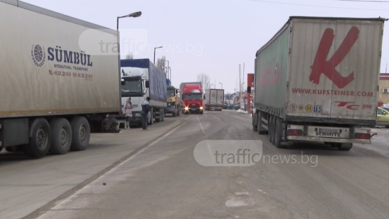 Български шофьори на тирове блокират Брюксел днес