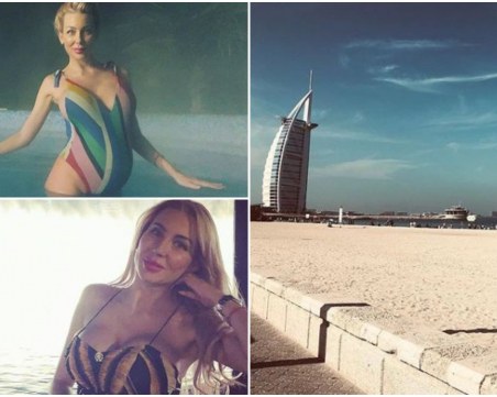 Последният месец от бременността си Антония Петрова прекарва в Дубай СНИМКИ