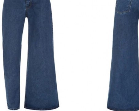 Дизайнерка въведе нова мода - асиметрични дънки СНИМКИ