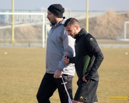 Карачанаков с първа тренировка в Ботев