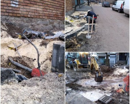 Стотици пловдивчани се върнаха в каменната ера, останаха без вода и ток СНИМКИ