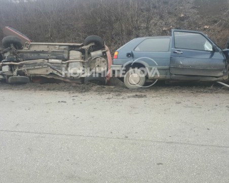 Тежка катастрофа край Горна Оряховица! Има ранени СНИМКА