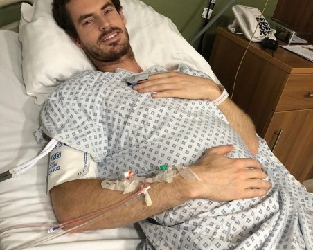 Оперираха Анди Мъри, смениха му тазобедрената става СНИМКИ