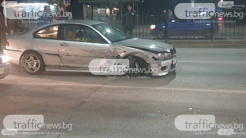 Шофьорът, причинил мелето с 6 коли в Пловдив, бил дрогиран СНИМКИ