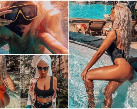 Андреа пусна поредица горещи снимки от Phi Phi Island СНИМКИ