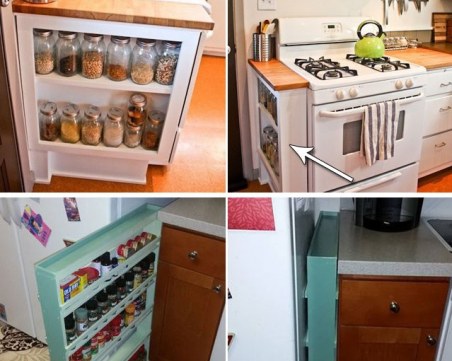 Как да оползотворите страницата на шкафовете в кухнята? СНИМКИ