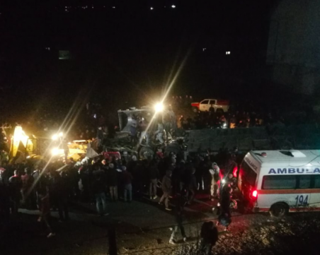 13 жертви в кървава катастрофа до Скопие