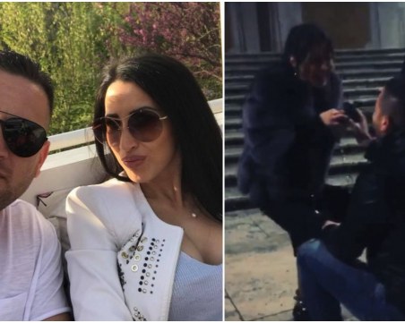 Пловдивчанка получи предложение за брак на площад 