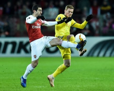 Беларуси наказаха Арсенал в Лига Европа, резултатите