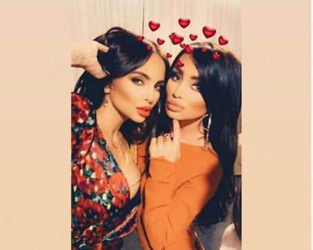 Ни Ло и Биляна Дол заложиха на оранжево за рождения ден на Божинов СНИМКИ