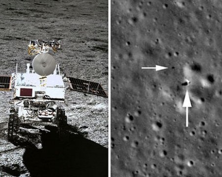 НАСА засне китайския робот на тъмната страна на Луната