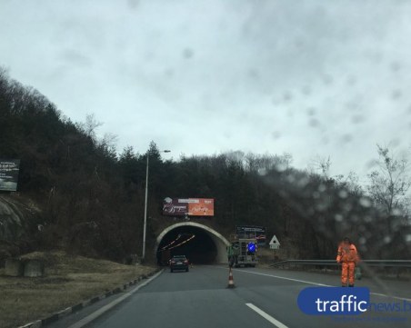 Ограничения на АМ Тракия затрудняват движението