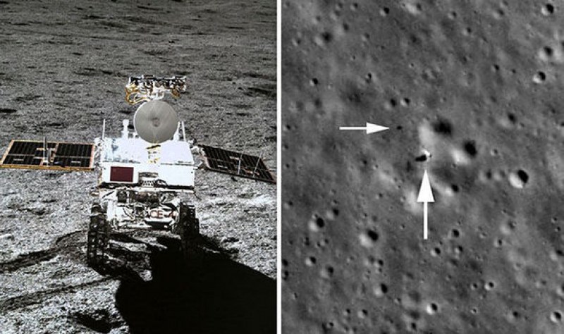 НАСА засне китайския робот на тъмната страна на Луната