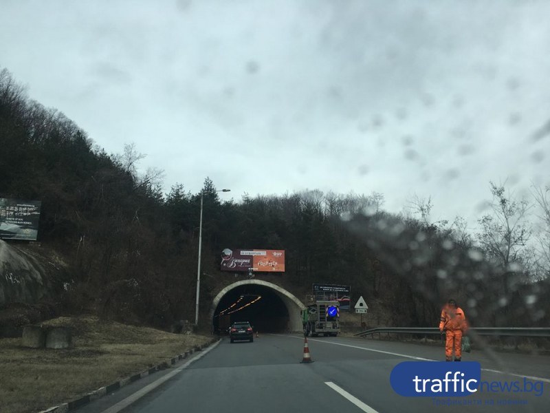 Ограничения на АМ Тракия затрудняват движението