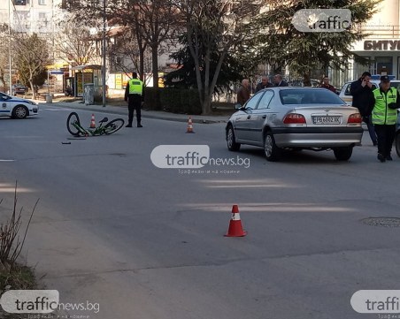 Кола помете пиян колоездач в 