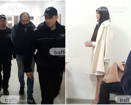 Мегз финтира медиите, докараха Рончев с белезници в съда в Пловдив СНИМКИ