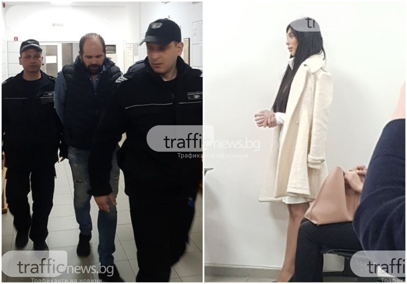 Мегз финтира медиите, докараха Рончев с белезници в съда в Пловдив СНИМКИ