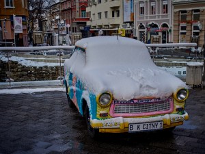 Зимата и снегът прегърнаха Пловдив СНИМКИ